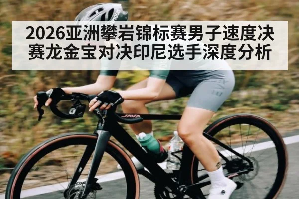 2026亚洲攀岩锦标赛男子速度决赛龙金宝对决印尼选手深度分析